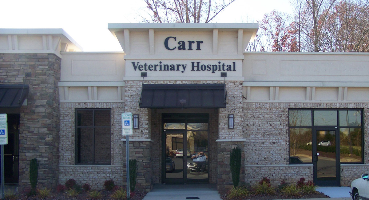 Carr Veterinary Hospital office exterior